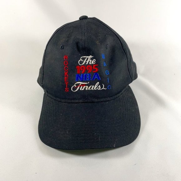 "1995 NBA FINALS" Adjust. HAT. The HOUSTON ROCKETS VS The ORLANDO MAGIC - Picture 1 of 5